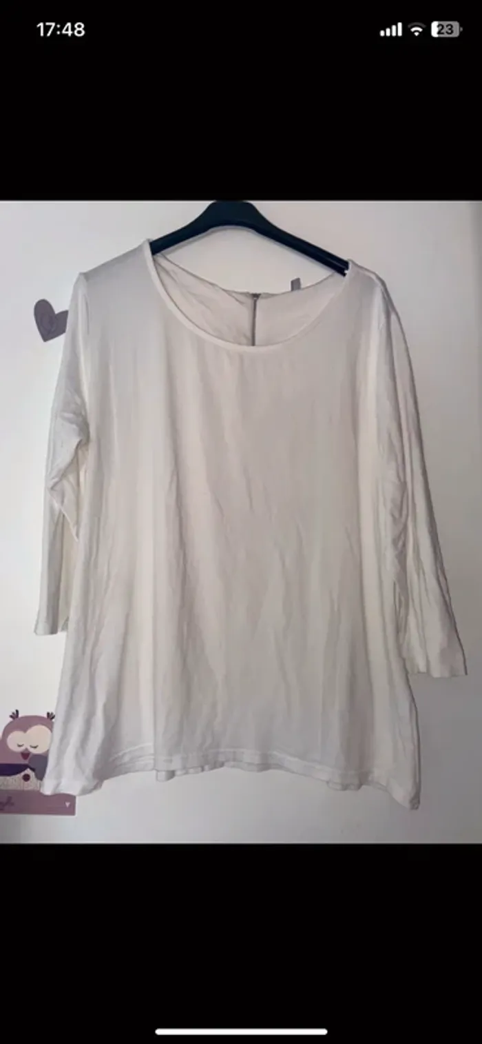 T-shirt grande taille .