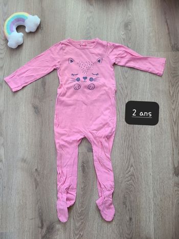 Pyjama grenouillère 2 ans fille 92cm