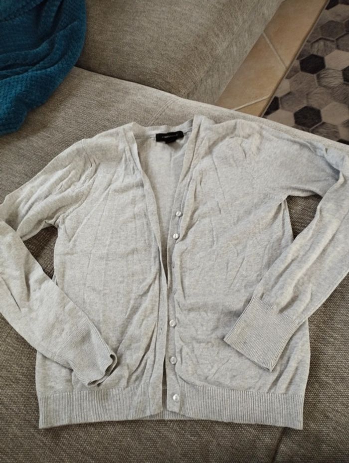 Gilet gris fin taille M atmosphère - photo numéro 2