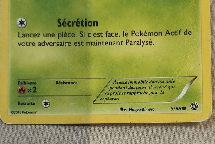Lot 2 Cartes Pokémon base 2015 - photo numéro 5