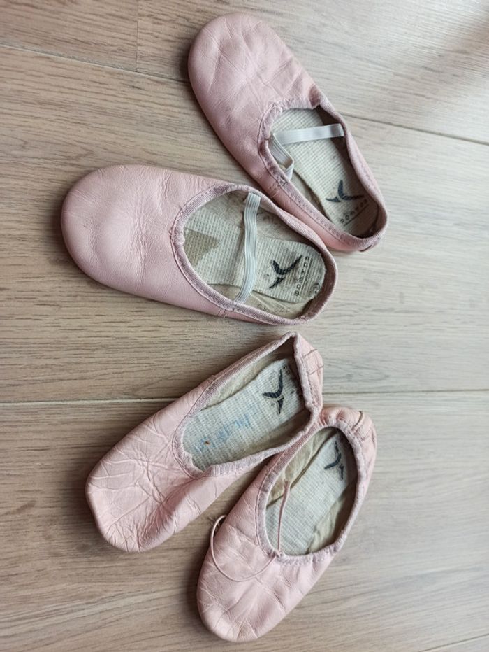 kiabi chausson ballerine semelle cuir femme