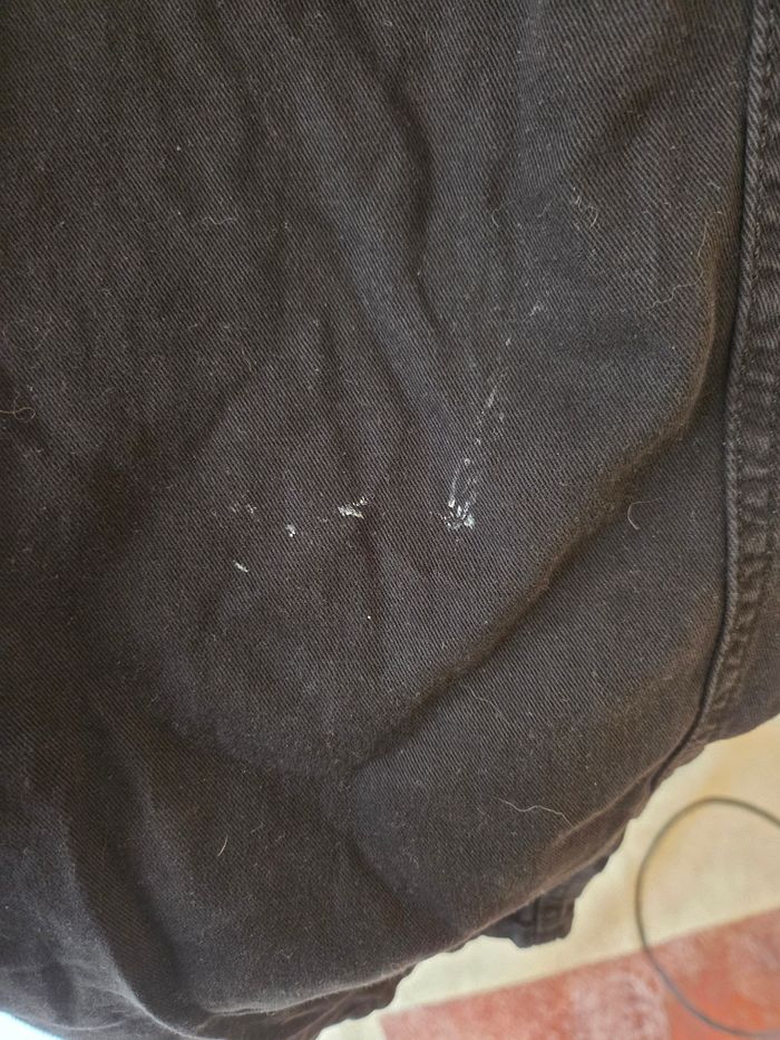 Jean cargo noir oversize - photo numéro 2