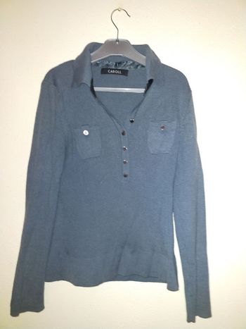 pull à manches longues et boutons
