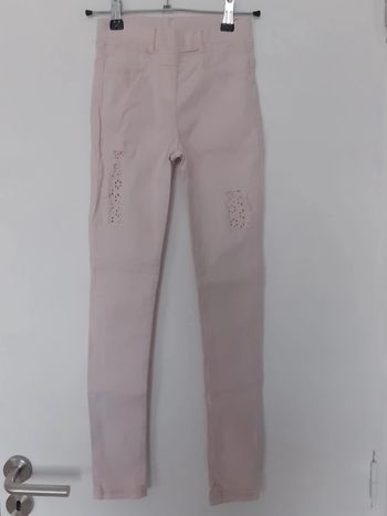 Pantalon fille slim rose 10 ans Tape à l'œil