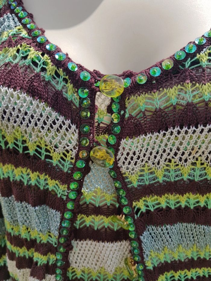 Duo Top et Gilet Crochets - photo numéro 4