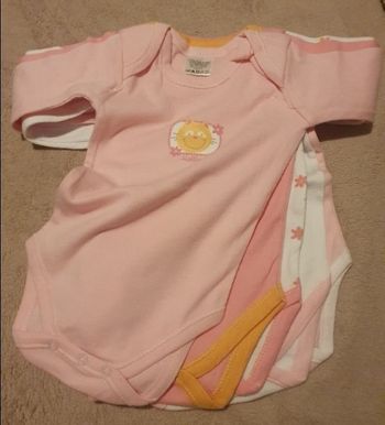 Lot de 5 bodies neuf fille