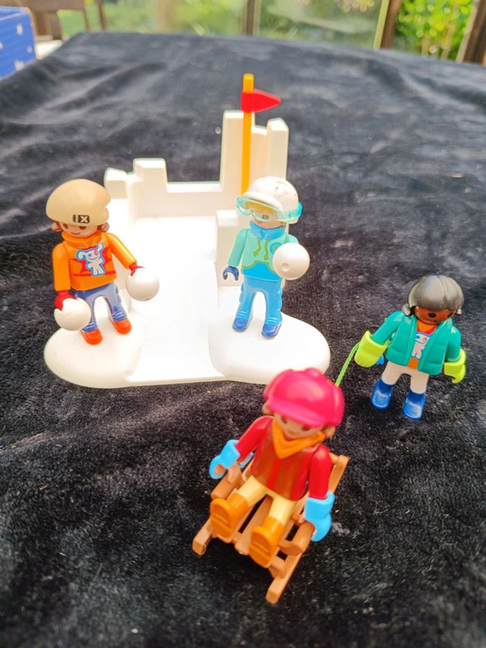 Lot enfants aux sports d'hiver Playmobil - photo numéro 4
