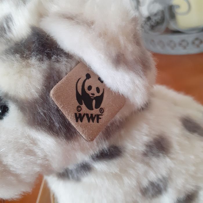 Neuf: WWF/ Peluche Bébé Panthère des neiges - photo numéro 4
