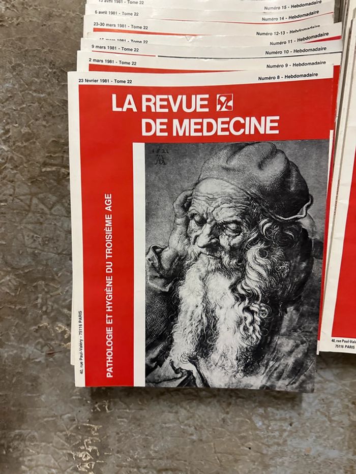 Lot de revues tomme 22 médecine thérapeutique - photo numéro 2