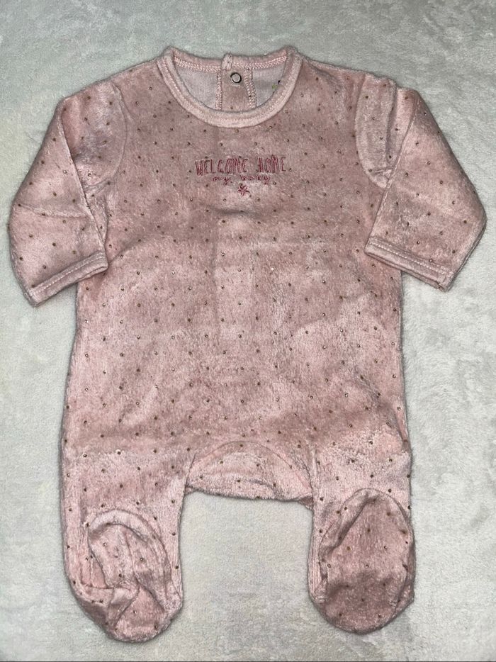 Pyjama bébé rose 1 mois - photo numéro 2