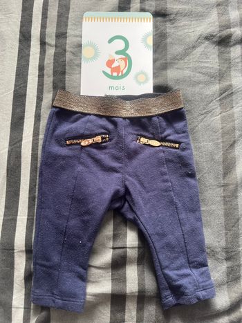 Legging bleu - 3 mois