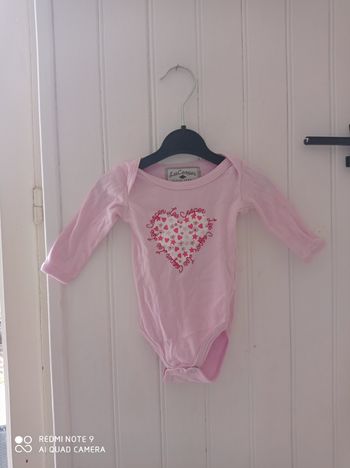 Body manche longue taille 6 mois