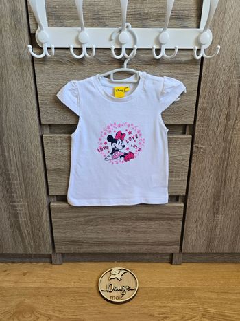 Vêtement Bébé Fille - T-shirt Minnie Blanc - Disney - 12 mois