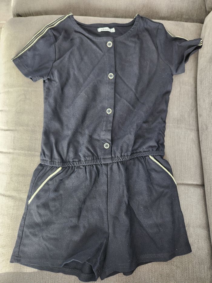 Combishort noir et doré