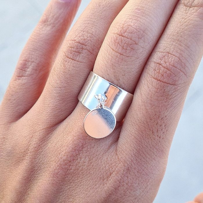 Bague avec médaille - photo numéro 2