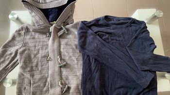 Lot pull et gilet garçon 8 ans