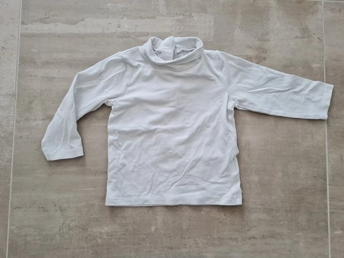 Sous-pull col roulé mixte