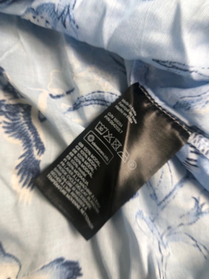 Très jolie blouse H&M taille 34 ample imprimée japonisant - photo numéro 5