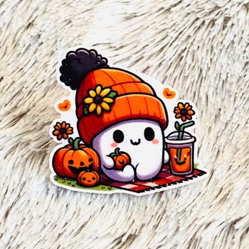 Pins Brut Fait Main Fantôme Halloween Cute Boo