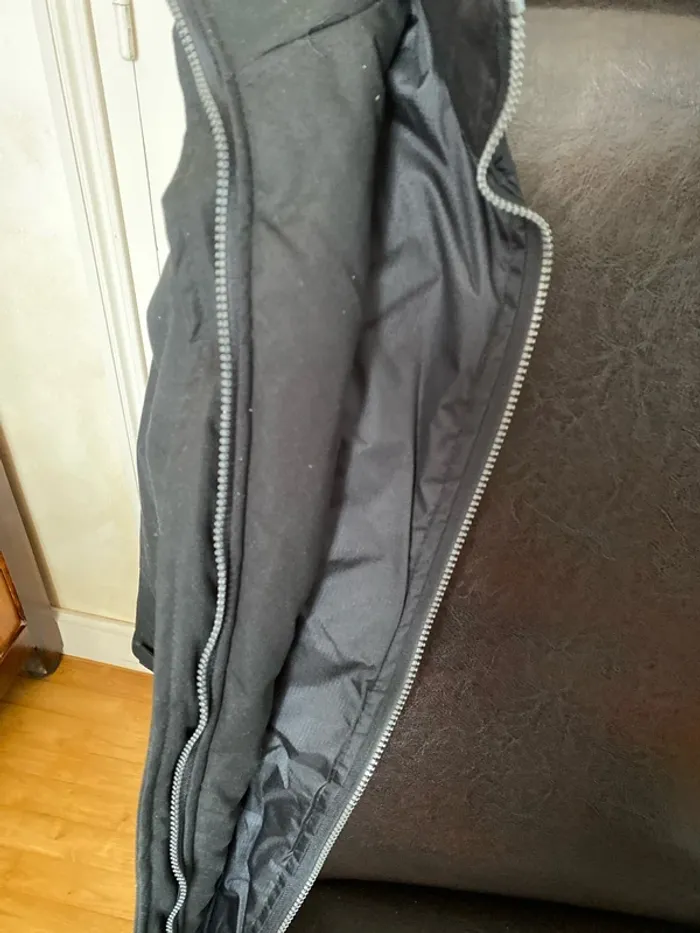 Parka NEUVE doublée avec double fermeture Penduick noir L - photo numéro 2