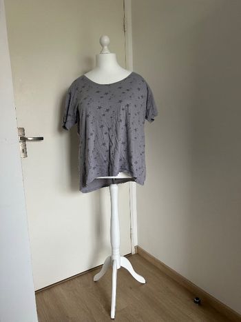 T-shirt étoile gris