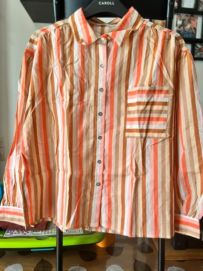 Chemise à rayures