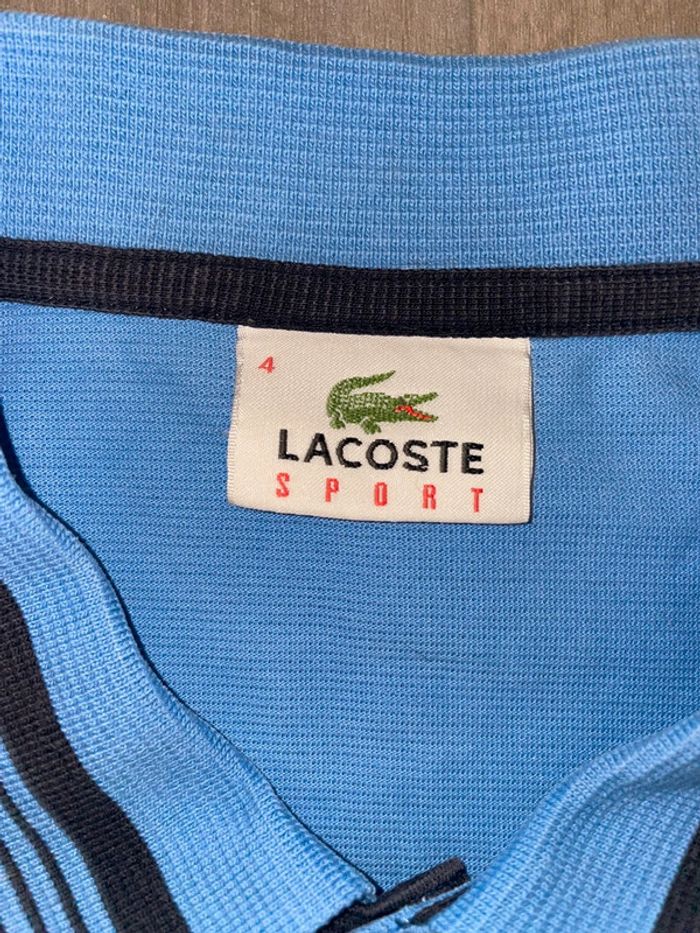 Polo Lacoste Sport bleu 🔵 - photo numéro 4