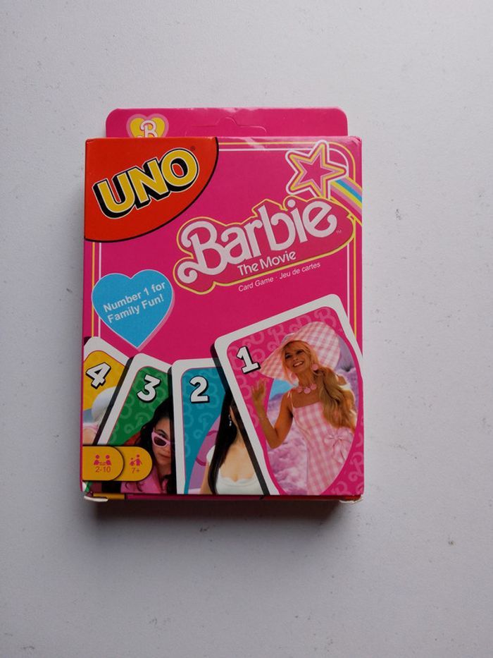 jeu de cartes Uno Barbie
