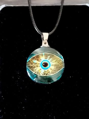 Collier corde de cire + pendentif celtique