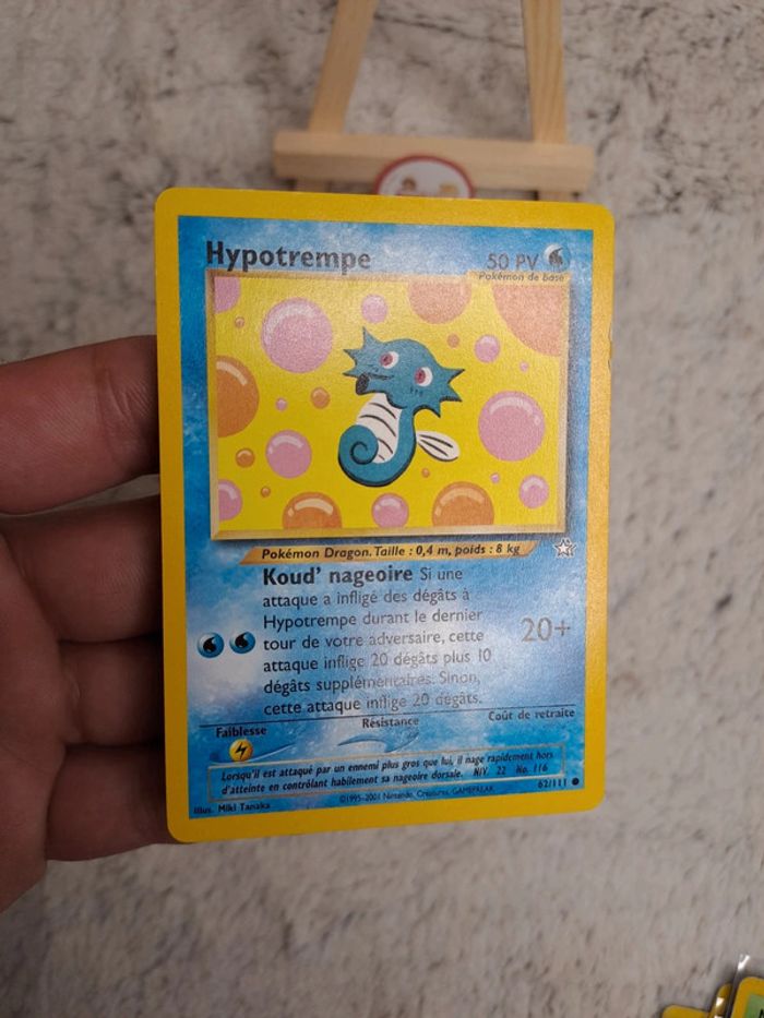 Carte Pokémon Hypotrempe 62/111 Neo Genesis ed2 Wizards Fr - photo numéro 3