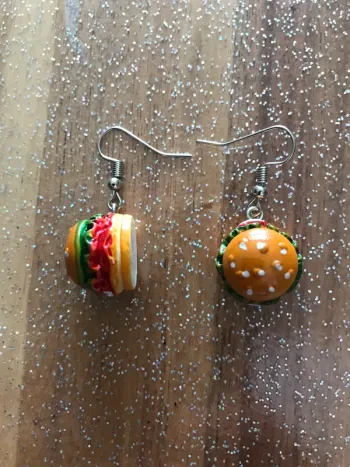 Boucles d’oreilles hamburgers