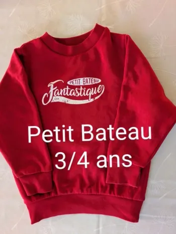 Sweat Petit Bateau garçon 3/4 ans