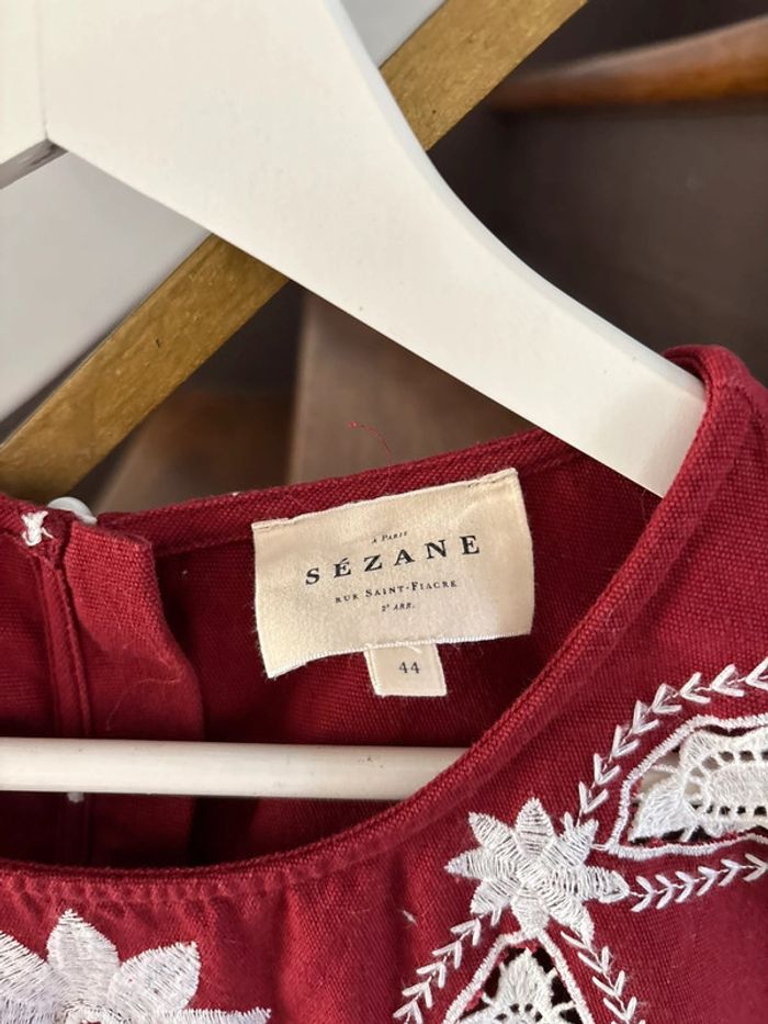Blouse Sezane bordeaux - photo numéro 3