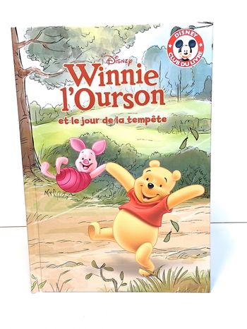 Livre Disney club du livre Winnie l'ourson et le jour de la tempête