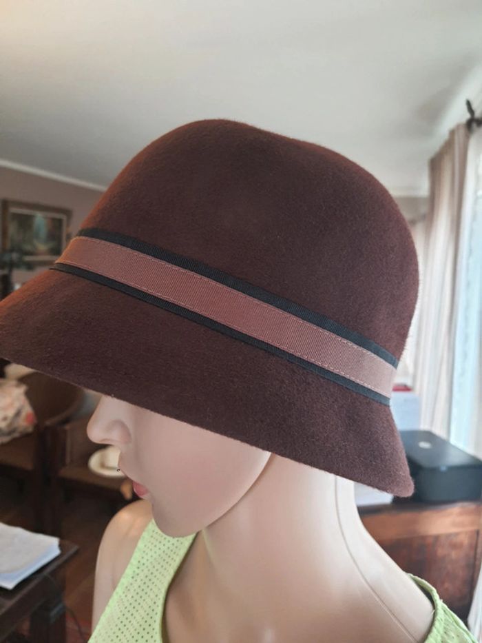 Chapeaux femme marron Veritas en laine 56cm - photo numéro 10