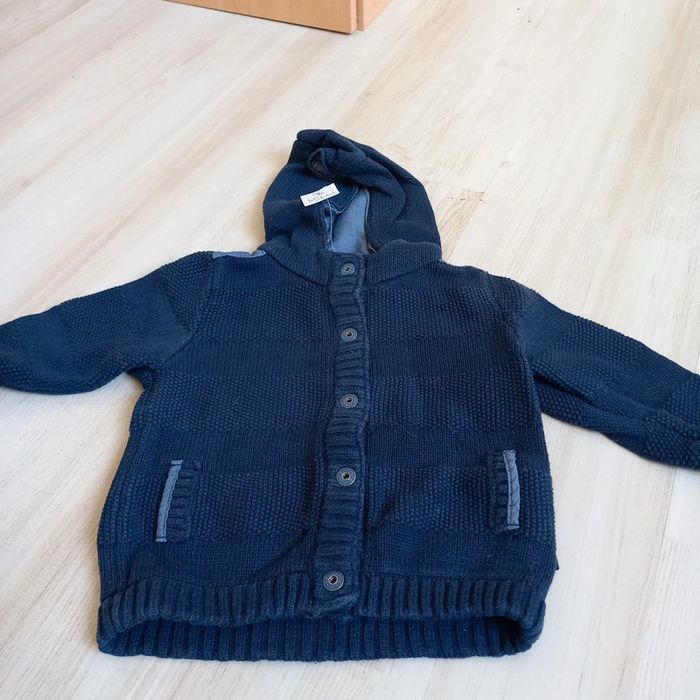 Gilet épais bleu marine