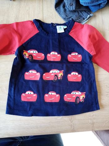 T shirt manche longue cars 18mois