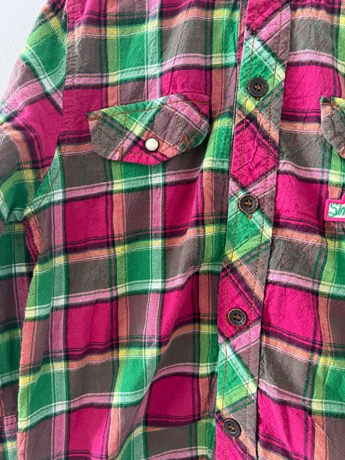 Chemise à carreaux et capuche - photo numéro 4