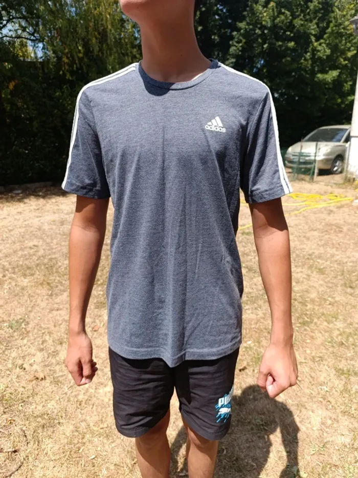 T-shirt adidas aeroready gris