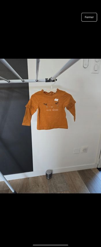 T-shirt manche longue 9 mois