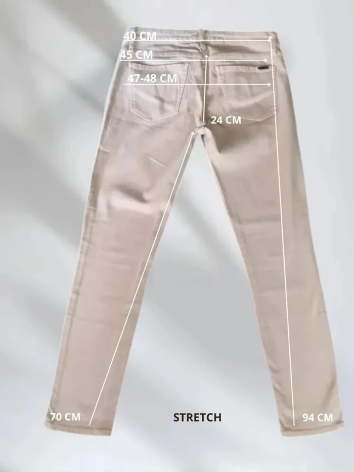 Jean Aquaverde coupe slim ,taille mi_haute , stretch - photo numéro 11