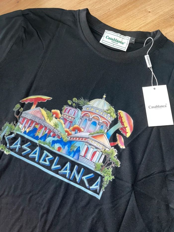 Tee Shirt , Casablanca , Neuf , Noir , Taille L - photo numéro 3