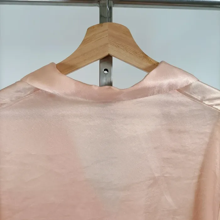 Chemise satinée rose poudré - Chuchotements - Taille 38/40 - A046 - photo numéro 10