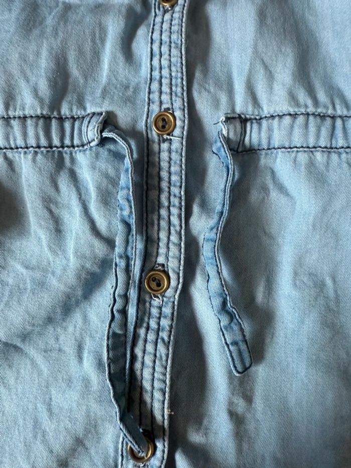 Robe en coton effet jean - photo numéro 5