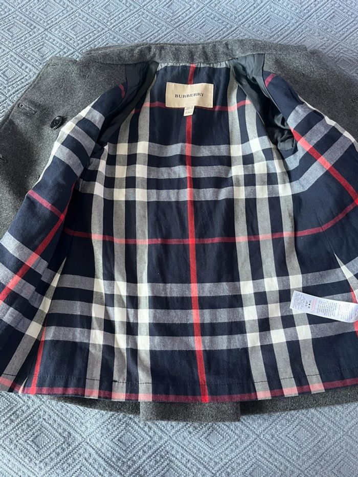 Superbe manteau fille Burberry -taille 2 ans - - photo numéro 3