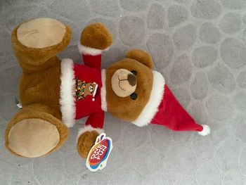 Peluche nounours noel  neuve