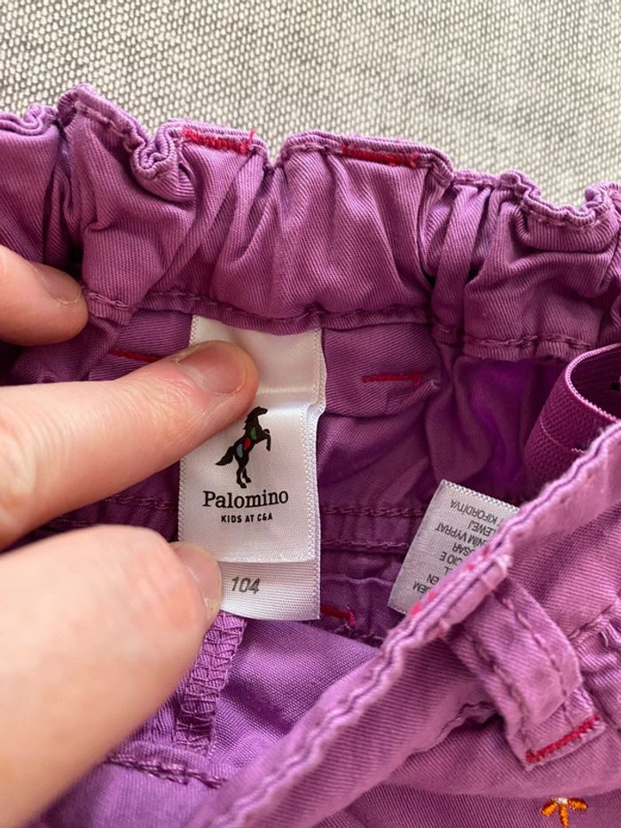 Short fille 4 ans 104 Cm palomino - photo numéro 3