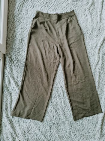 Pantalon fluide vert