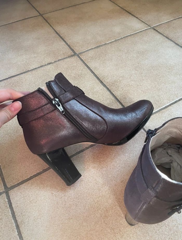 Bottines à talon pointure 38 - photo numéro 2