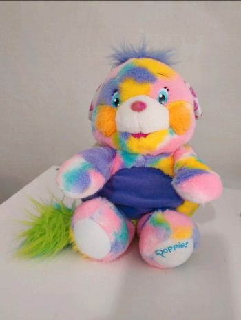 Vintage année 80 Vintage Popples toymax pixie doodle multicolore